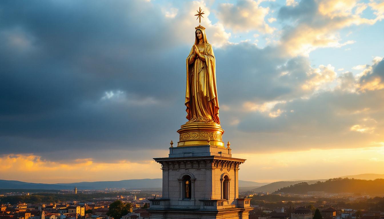 Cette statue dorée de 4,5 tonnes guide les voyageurs d&rsquo;Avignon depuis 1859