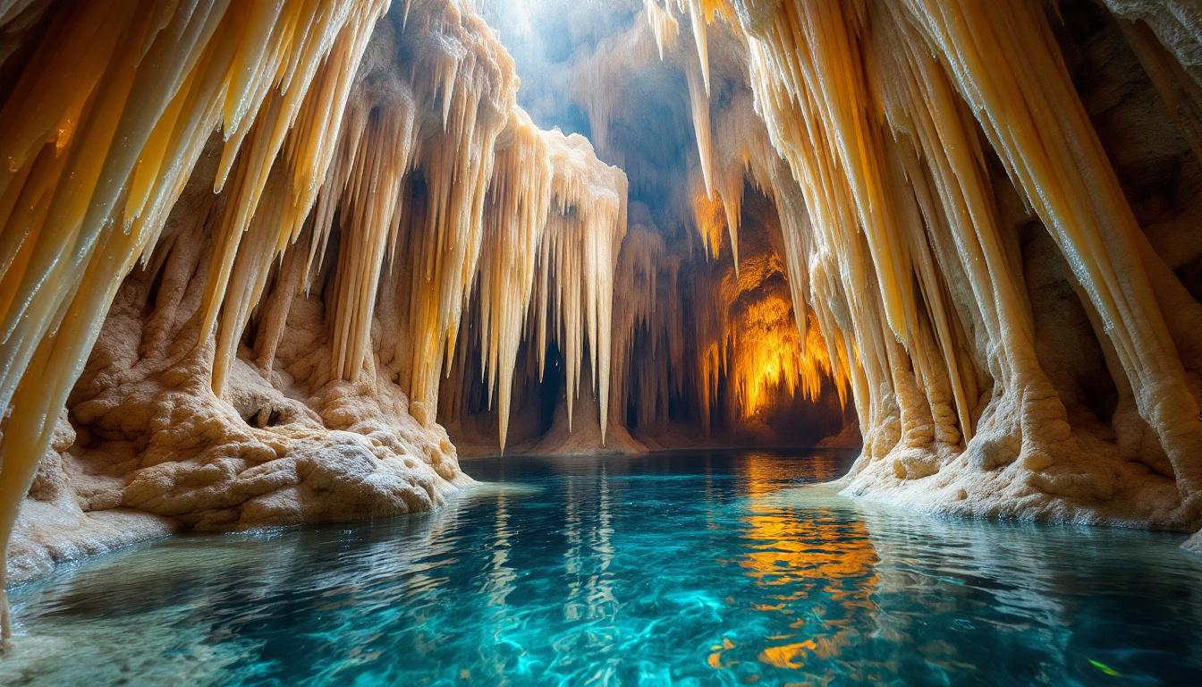 La seule grotte du Vaucluse où voir des stalactites de 2 mètres sur 3 millimètres