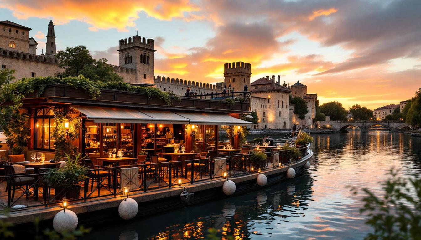 Cette péniche de 1910 cache le bar à vins le plus exclusif d&rsquo;Avignon