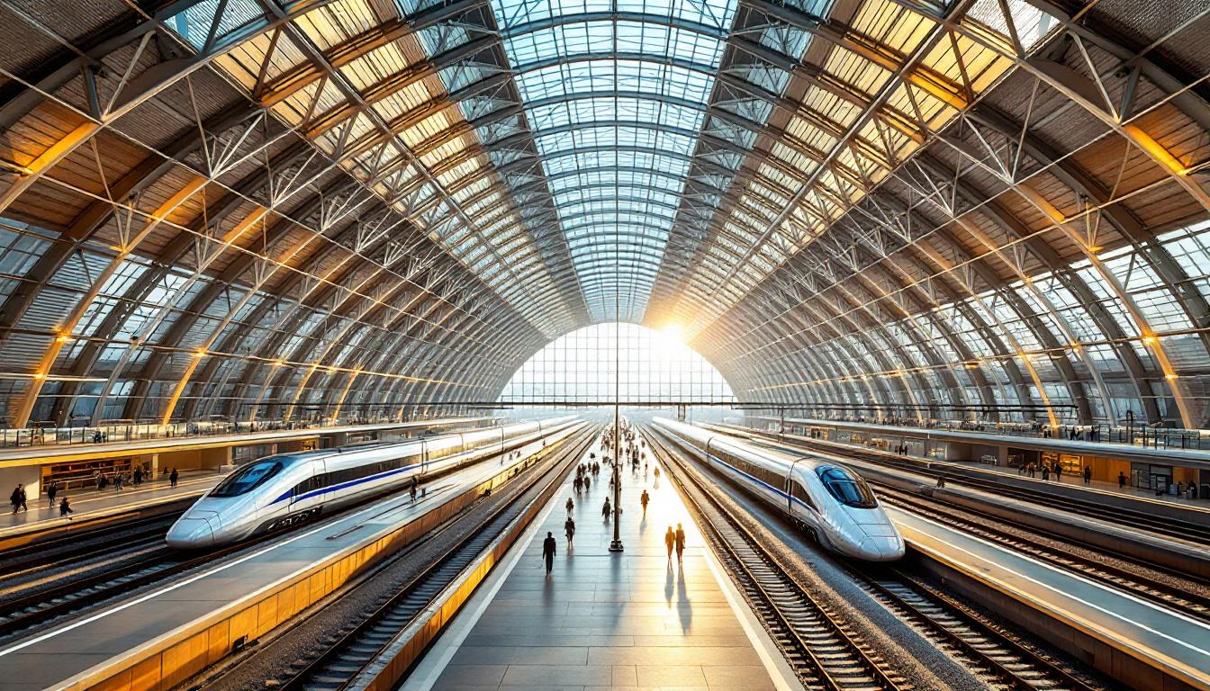 Cette gare française accueille 130 trains par jour dans une coque de bateau