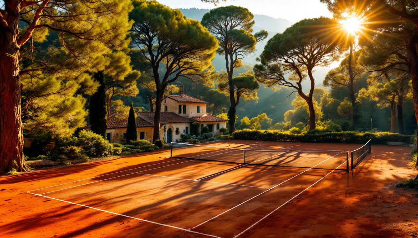 Cette pinède d&rsquo;Avignon cache le plus vieux club de tennis sur terre battue de France