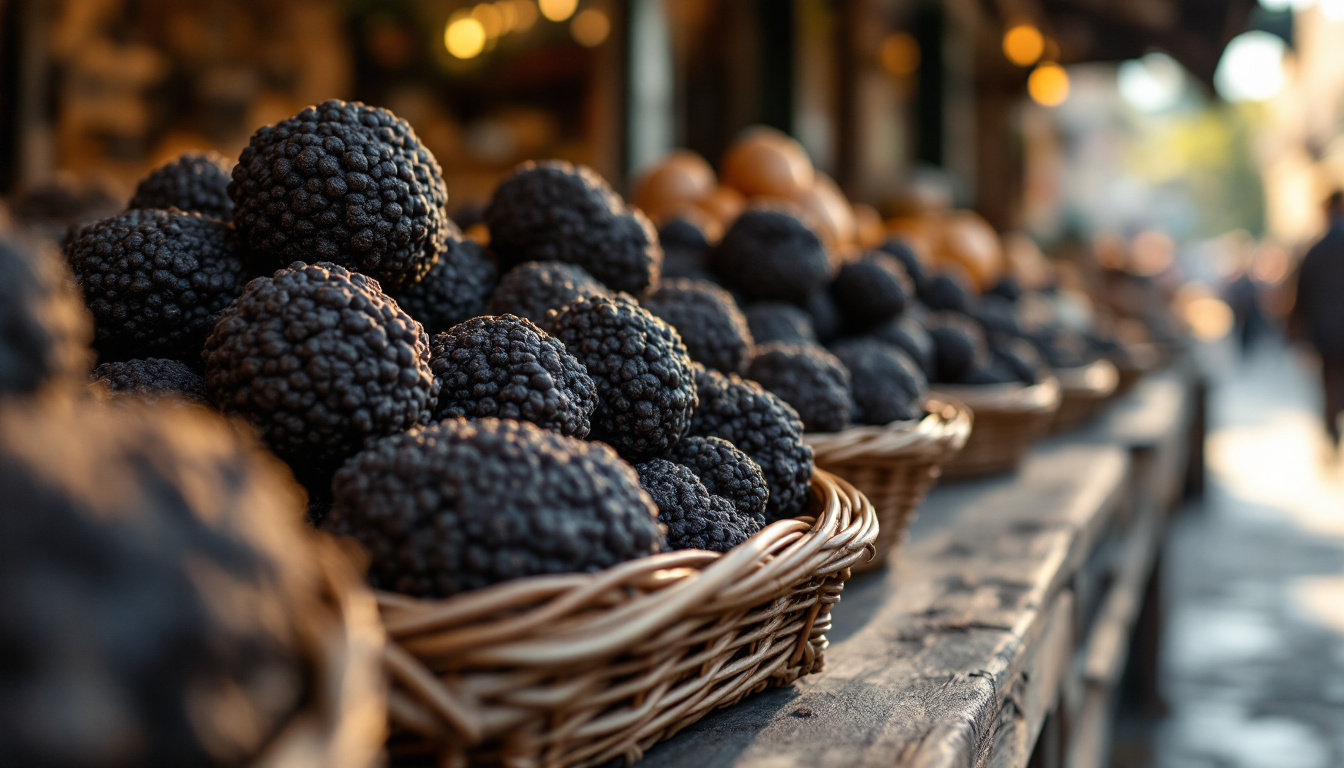 Le seul marché d&rsquo;Europe qui vend 700 kg de truffes chaque samedi matin