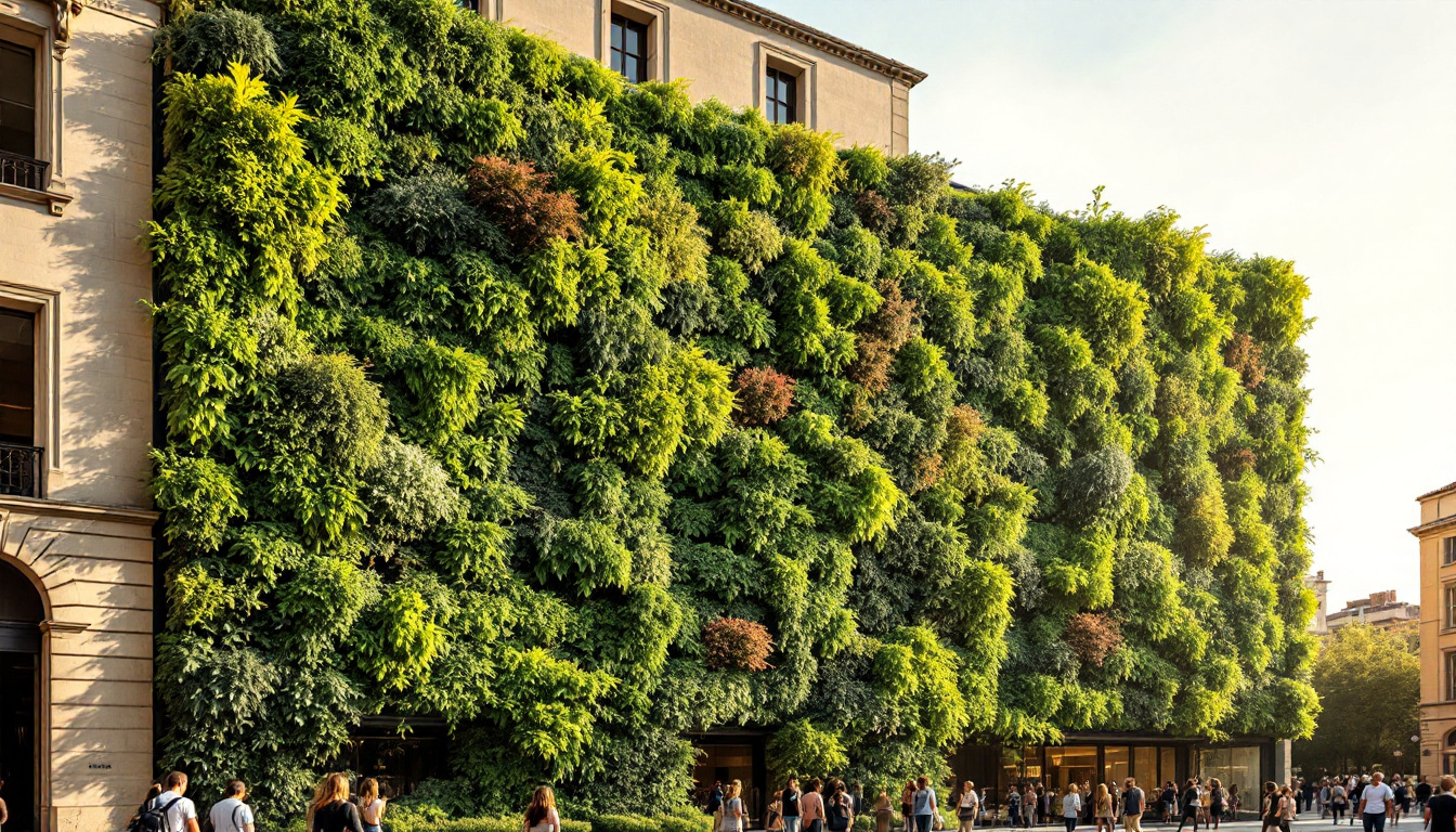 Ce marché d&rsquo;Avignon cache un mur végétal de 345 m² sur sa façade nord