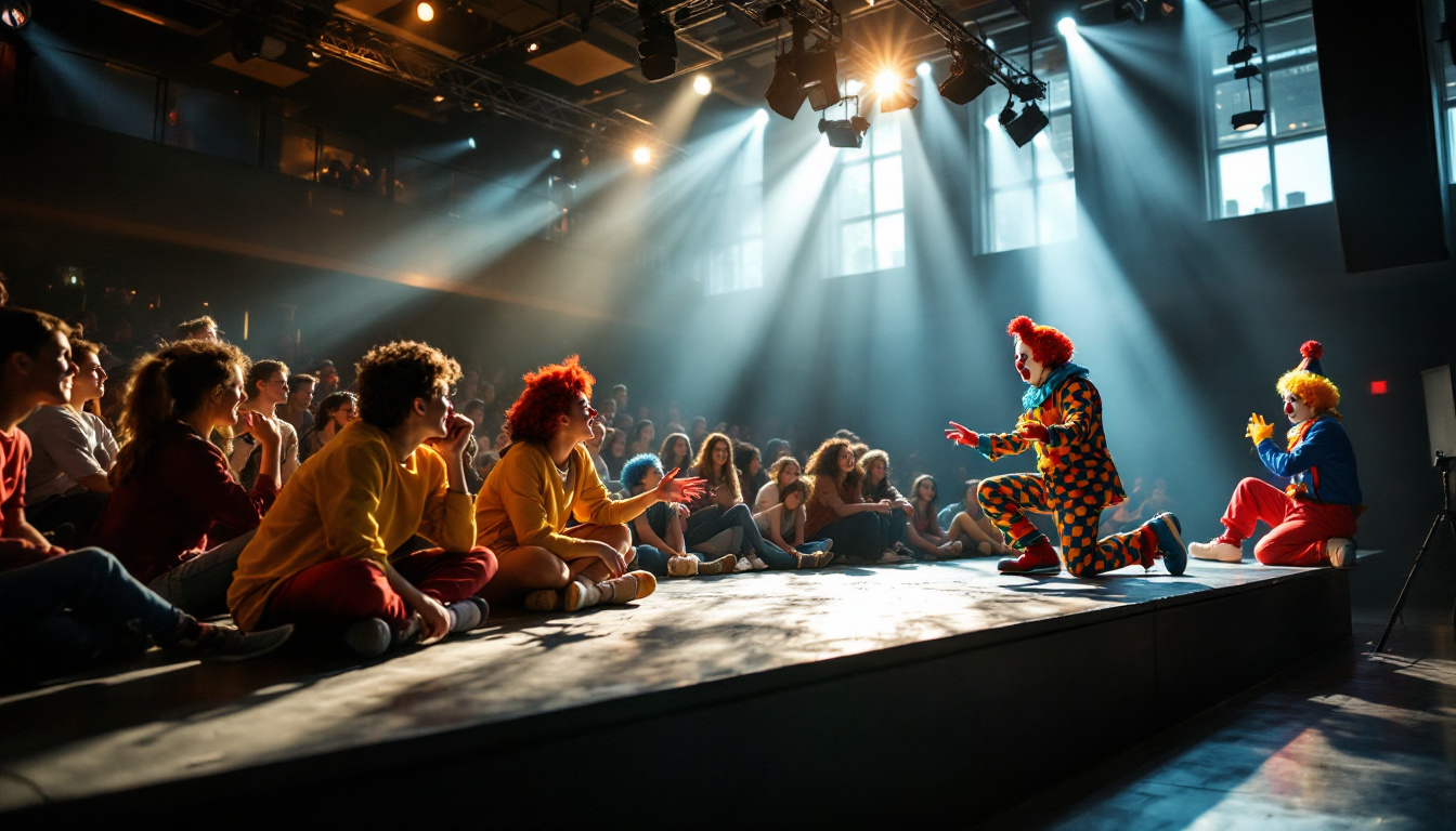 Ce collège français forme ses élèves avec des compagnies de clowns professionnelles