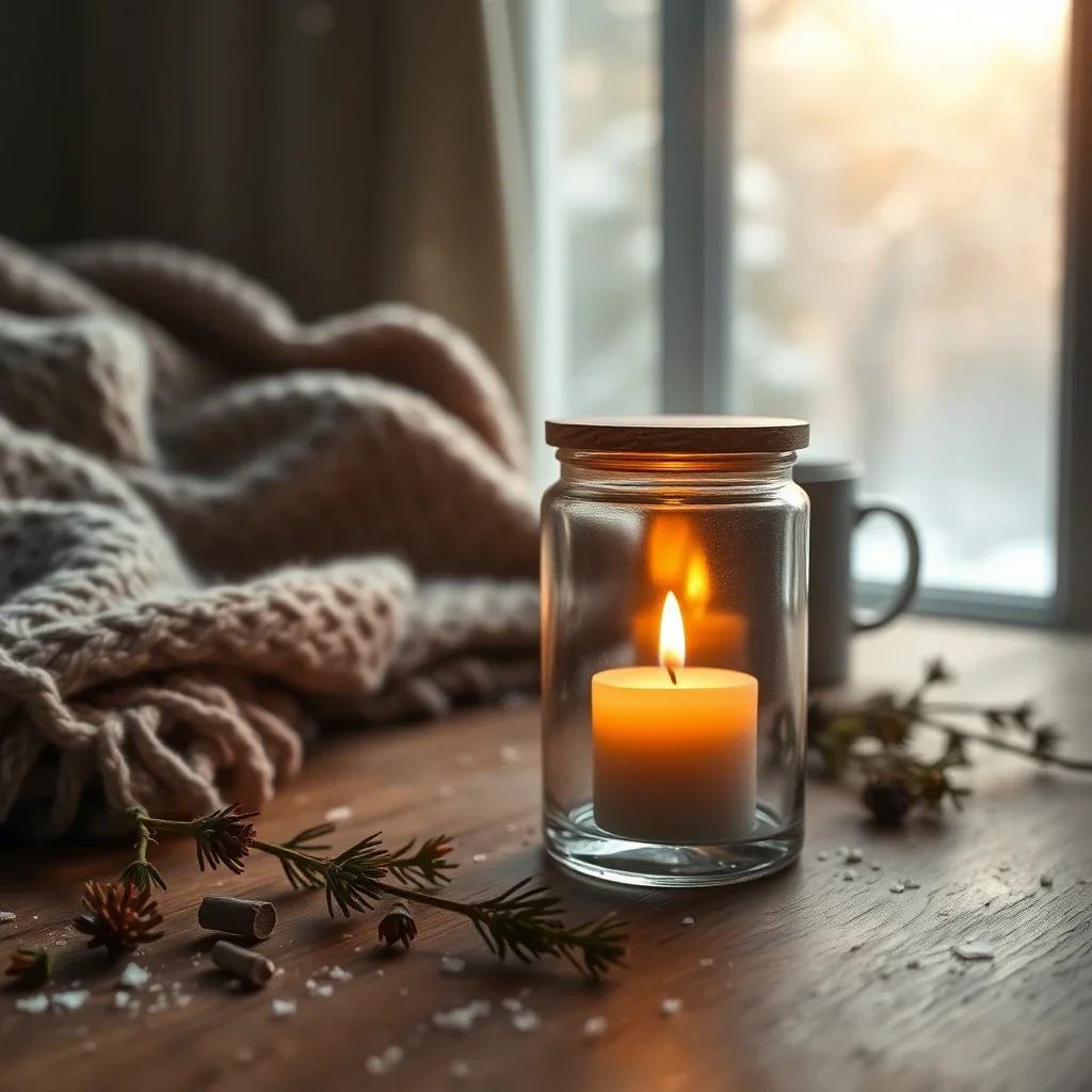 bougie parfumee scandinave sapin bouleau senteur nordique