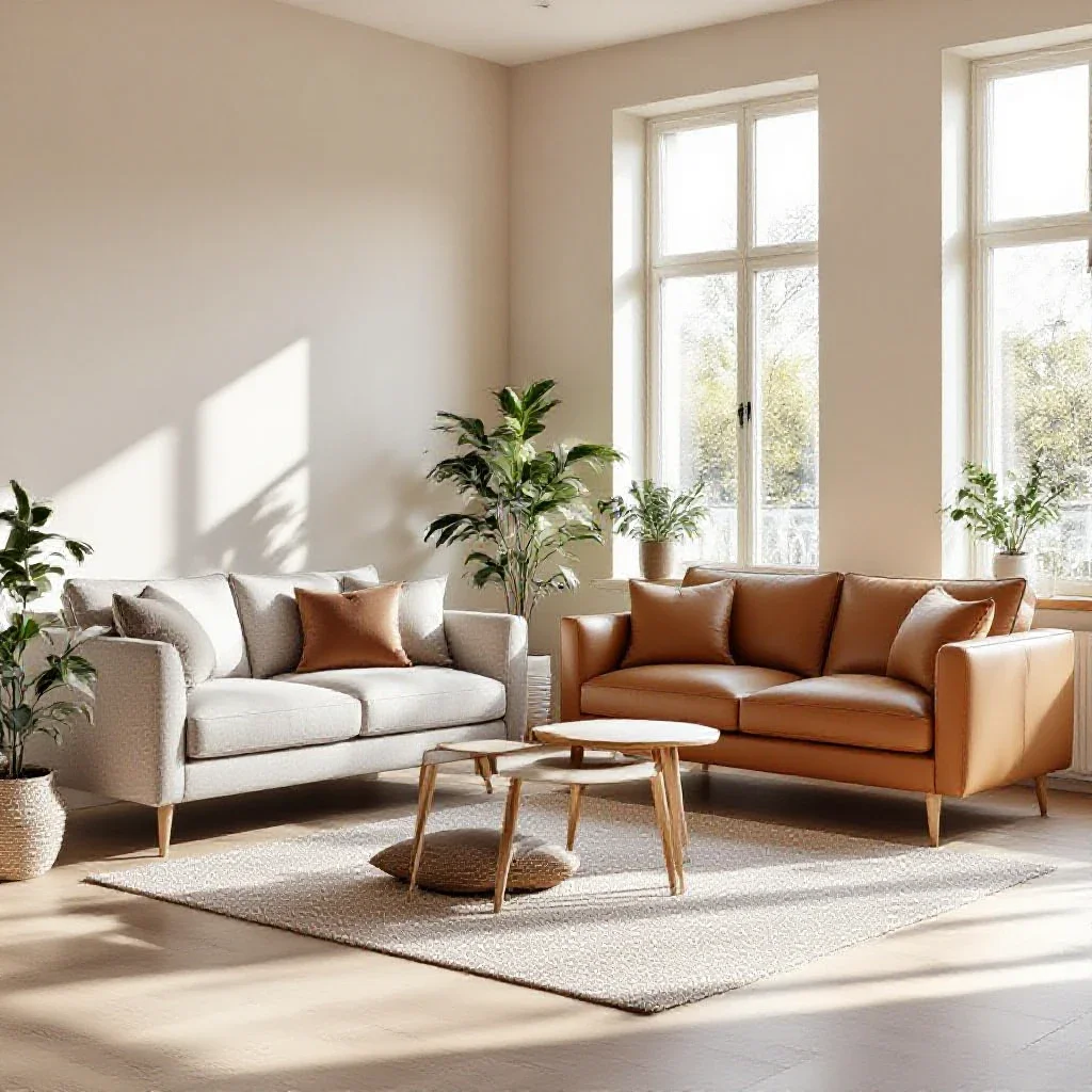 Choisir Canapé Scandinave Tissu ou Cuir 2026