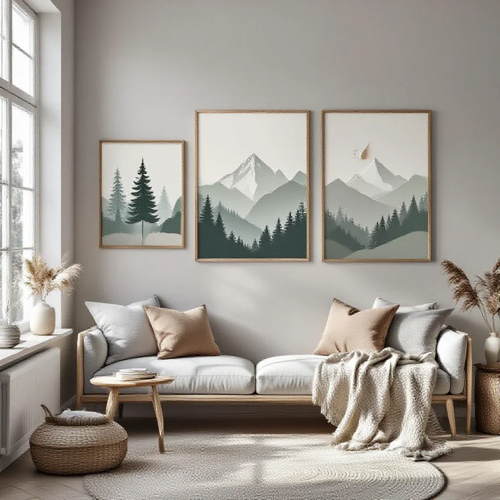 50+ Idées Déco Murale Scandinave Nature 2026