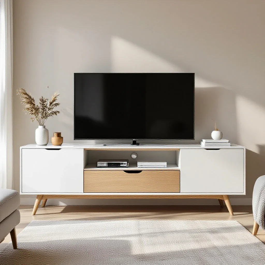 Top 5 Meubles TV Scandinaves Blanc Chêne 2026