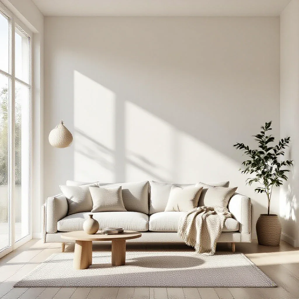 Palette Couleur Déco Scandinave Blanc Gris Beige 2026