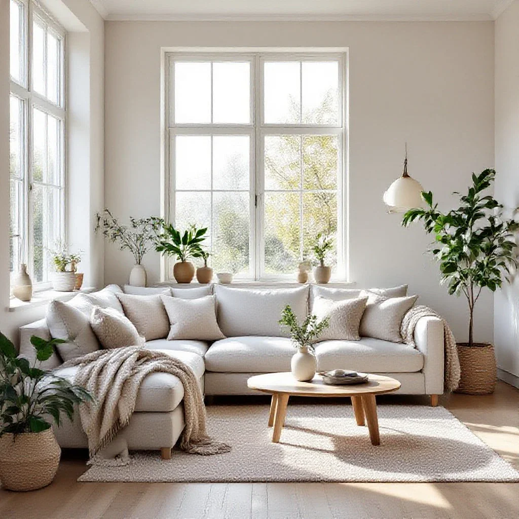 Palette Couleur Déco Scandinave Blanc Gris Beige 2026