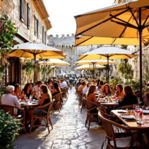 terrasse restaurant avignon place pie
