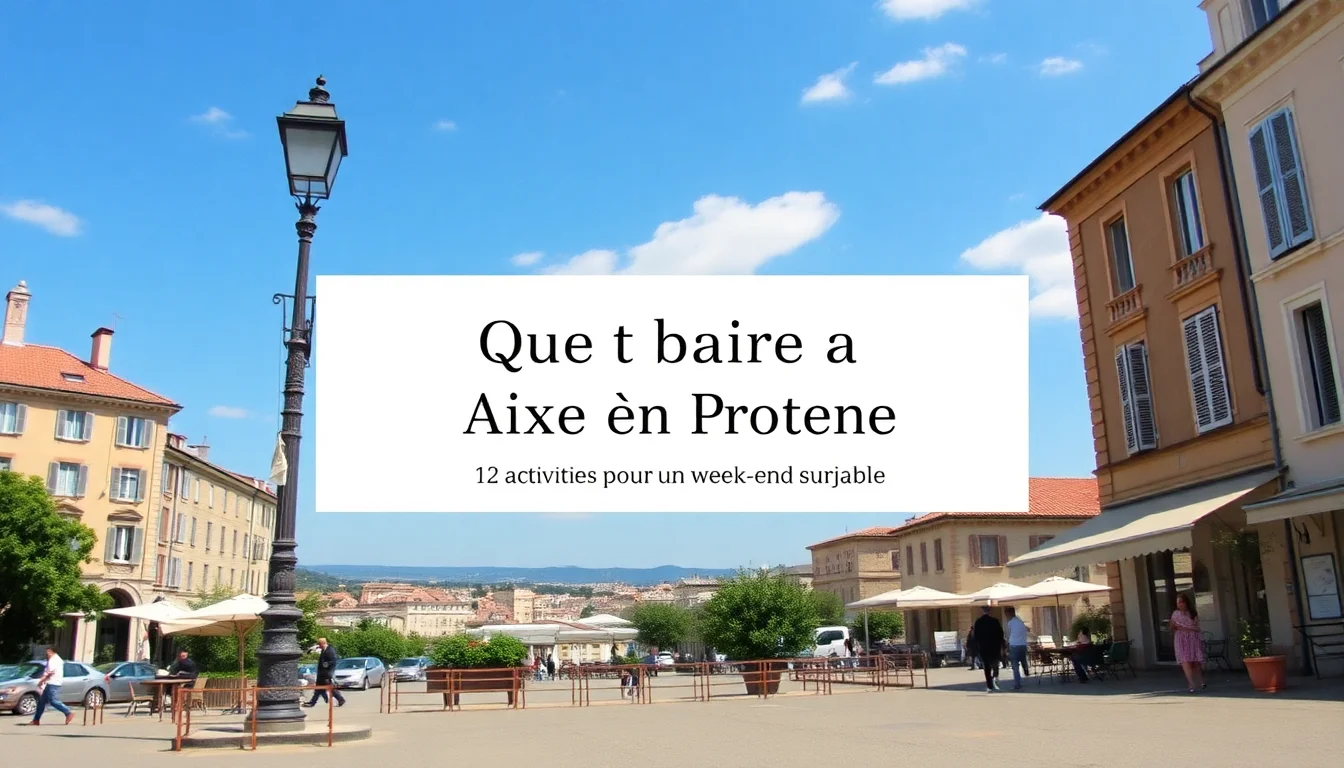 Que faire à Aix-en-Provence : 12 activités pour un week-end réussi