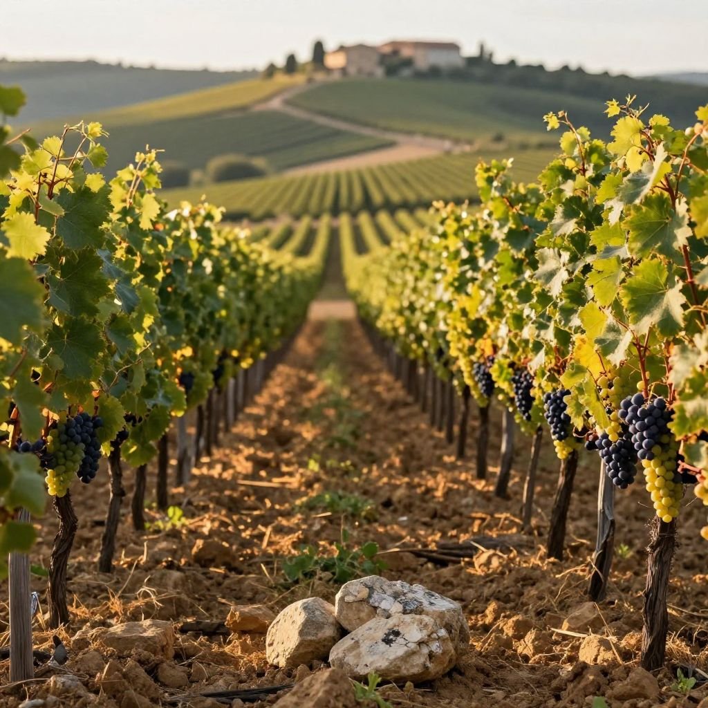 Vendanges 2025 à Châteauneuf-du-Pape : entre sécheresse et orages, le défi des vignerons