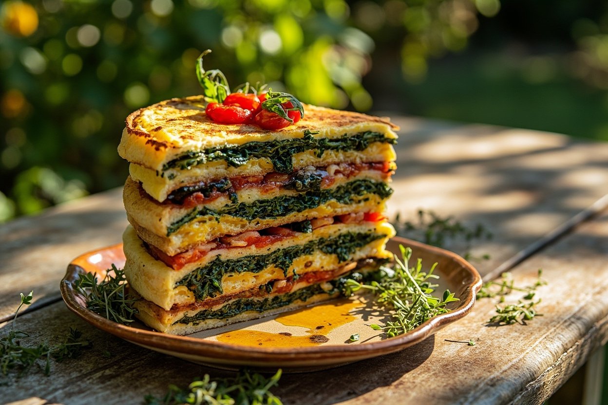 Crespeou : la recette du gâteau d omelettes provençal servi froid