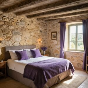 Chambre provençale pour séjour Festival Avignon