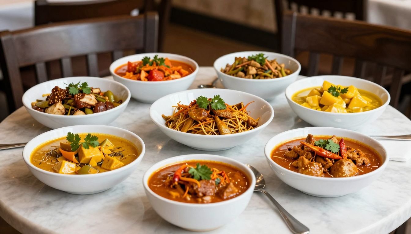 Restaurant indien Avignon plats curry tikka masala spécialités Inde décoration colorée