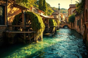 Canaux et brocante de L'Isle-sur-la-Sorgue, la Venise comtadine