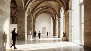 Salle du musee Collection Lambert a Avignon