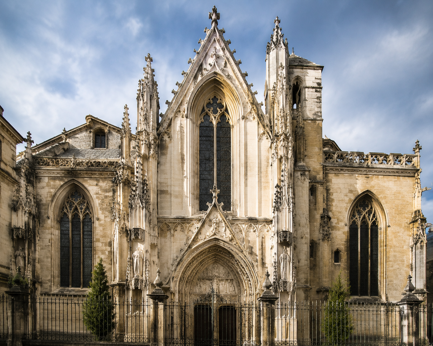 Façade de la basilique Saint-Pierre à Avignon