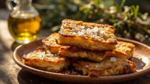 Frites de panisse provençale dorées et croustillantes