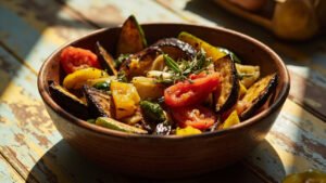 Ratatouille provençale aux légumes cuits séparément