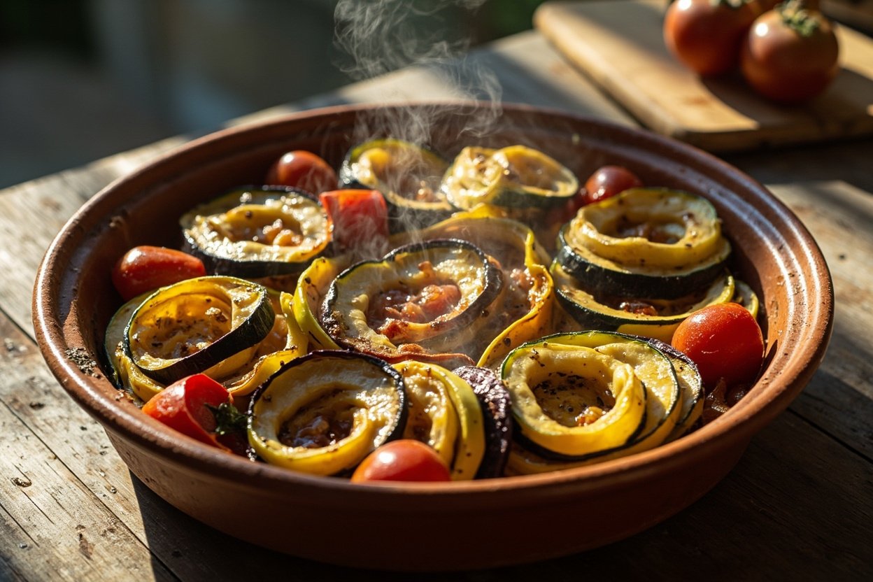 Le tian provençal, le gratin de légumes du soleil au four