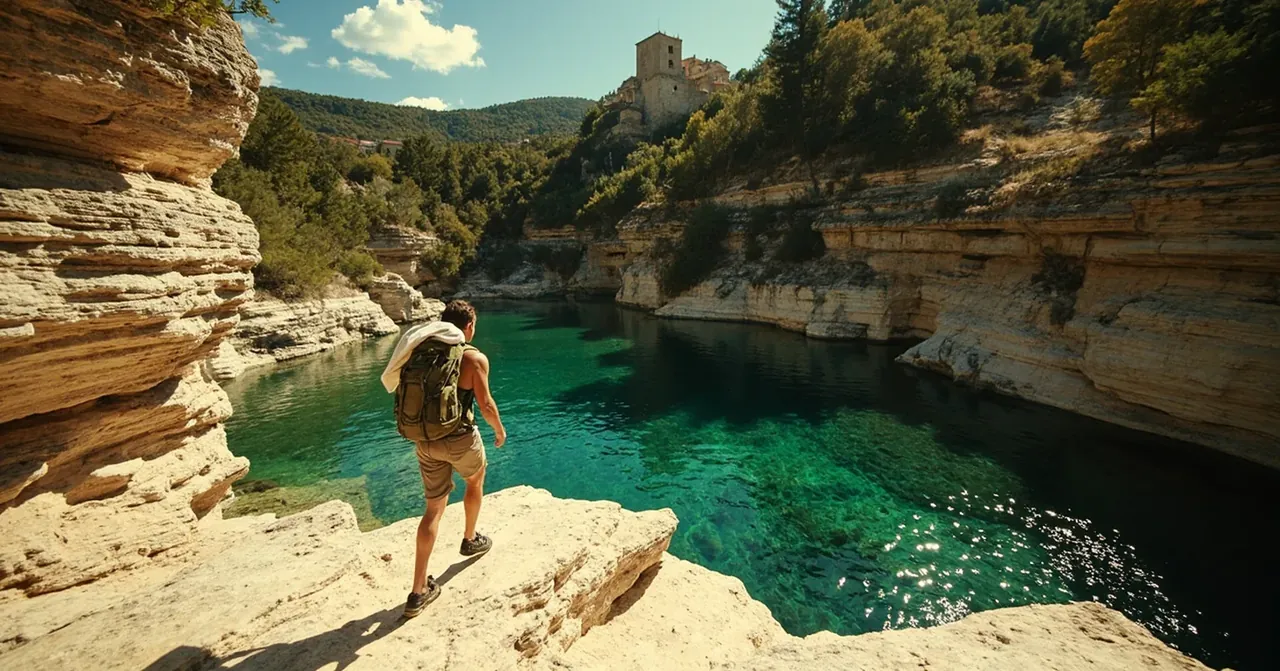 À 6 km des Vans, ces gorges cachent vasques fraîches et villages perchés