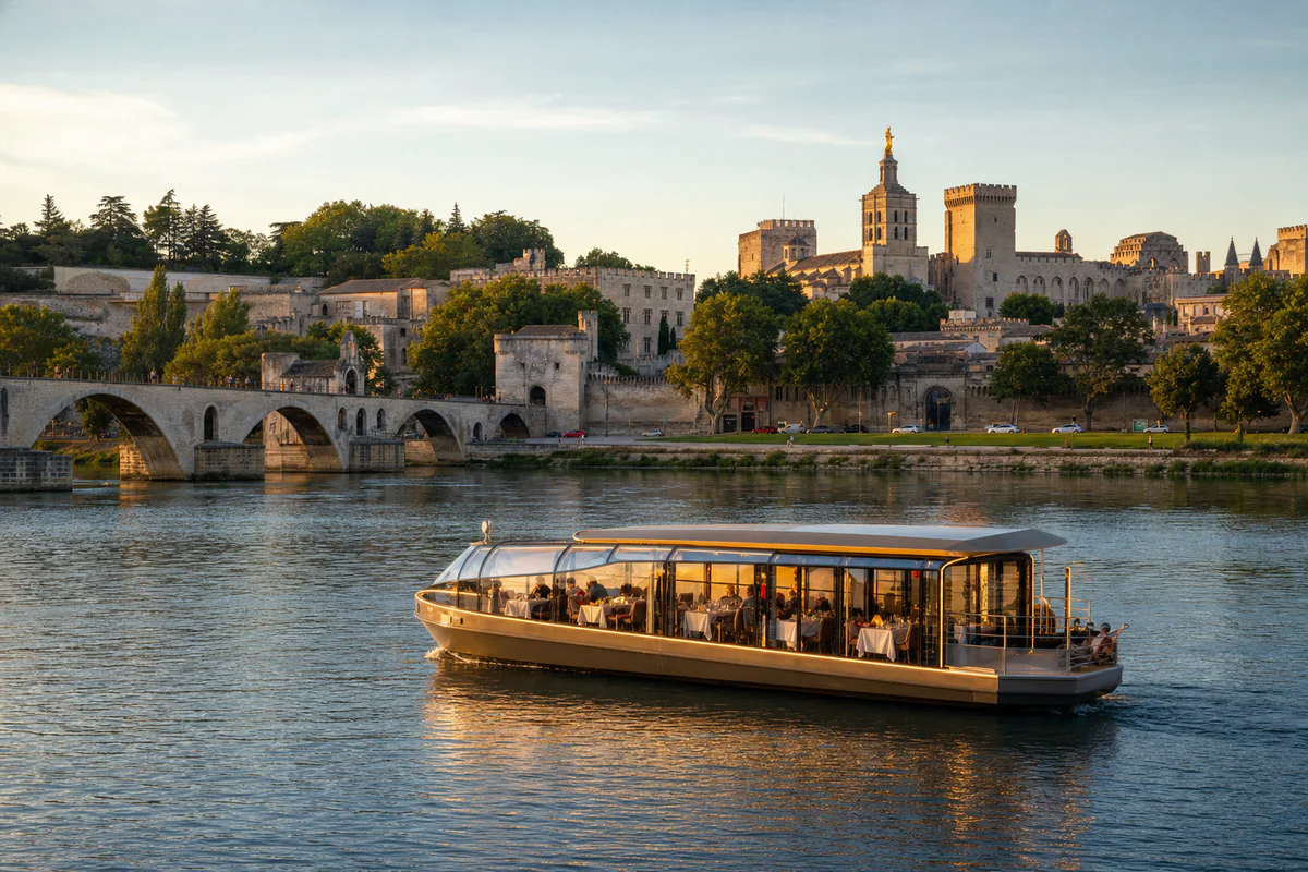 Bateau restaurant Avignon : réserver sans mauvaise surprise