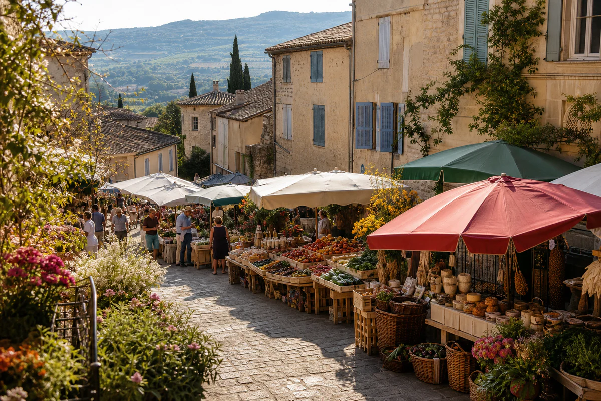 Jour de marché Luberon, quel village choisir selon votre matinée ?