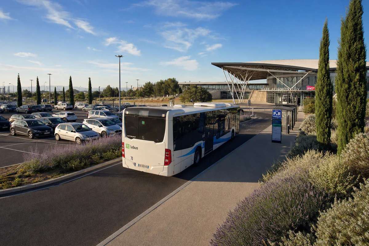 Où se garer gratuitement gare TGV Avignon quand Courtine suffit vraiment